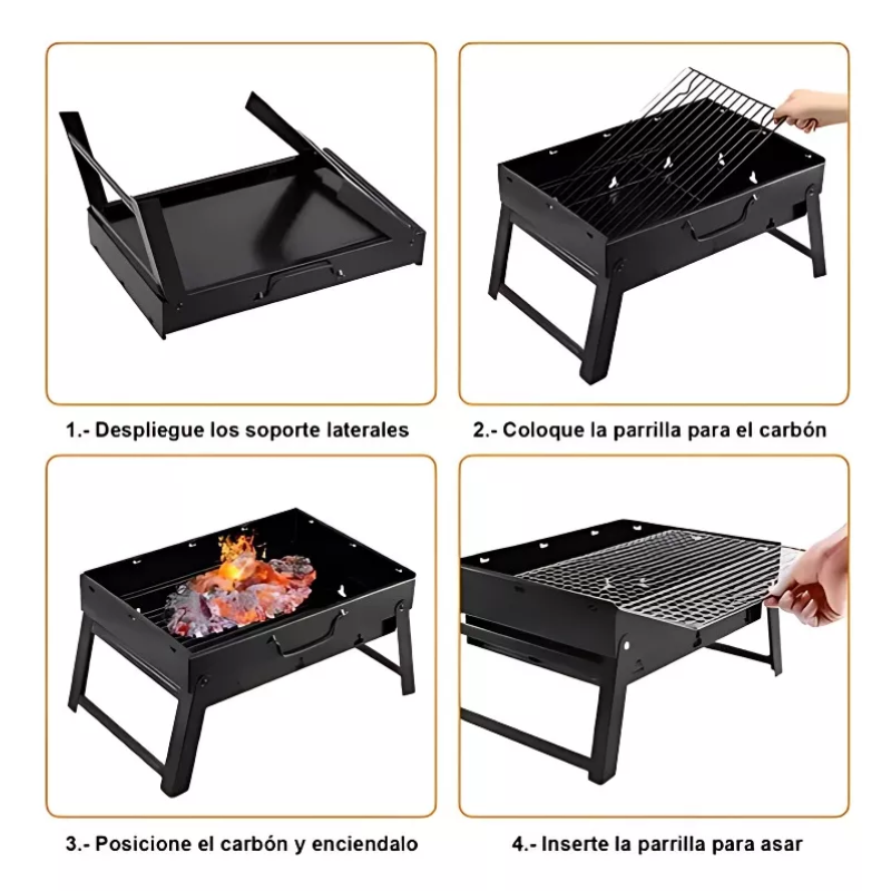 Parrilla Plegable Portatil